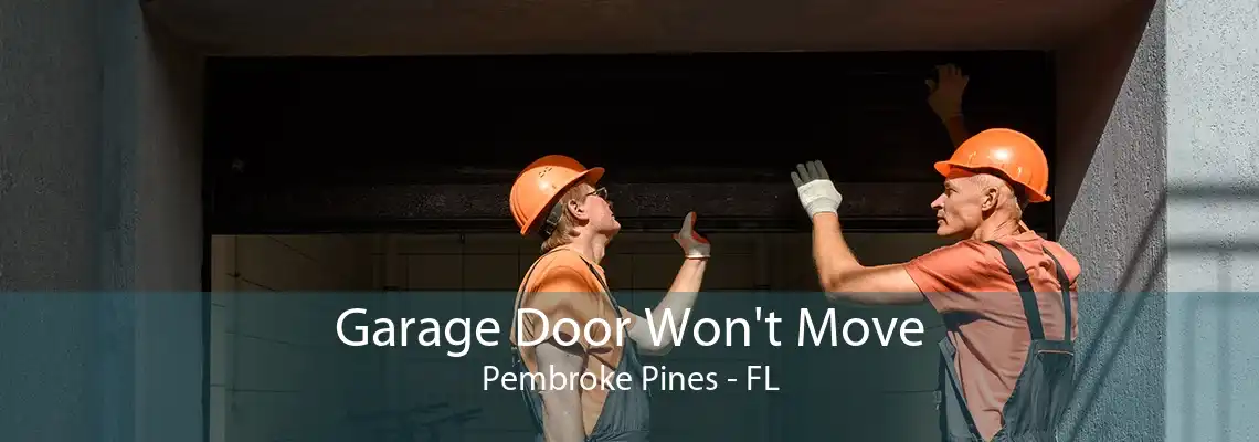 Garage Door Won't Move Pembroke Pines - FL